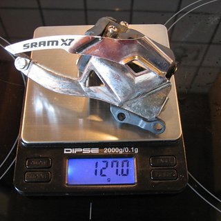 Gewicht SRAM Umwerfer X7 2x10 S3 Direct Mount S3