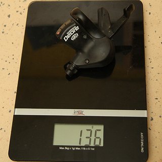 Gewicht Shimano Schalthebel Deore SL-M510 3-fach
