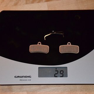 Gewicht Shimano Bremsbelag D02S Standart