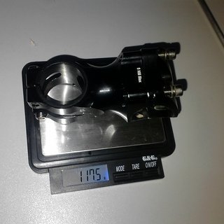 Gewicht M-Decline Vorbau AM 31.8mm, 50mm, 6°