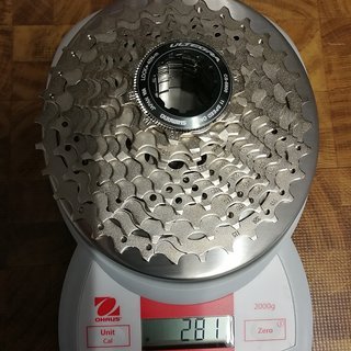 Gewicht Shimano Kassette Ultegra CS-6800 11-fach, 11-32Z