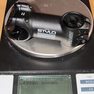 Gewicht Truvativ Vorbau Stylo Race 31.8mm, 75mm, 5°