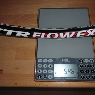 Gewicht Notubes Felge ZTR Flow EX 29", 622x25.5, 36°