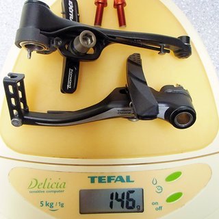 Gewicht Shimano Felgenbremse LX BR-T660 (tuned) 107mm