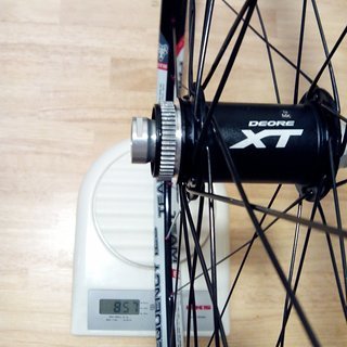 Gewicht Shimano Systemlaufräder XT HB-M788 - WTB Frequency Team i23 - DT Revo/Comp 29", VR, 100mm/15mm