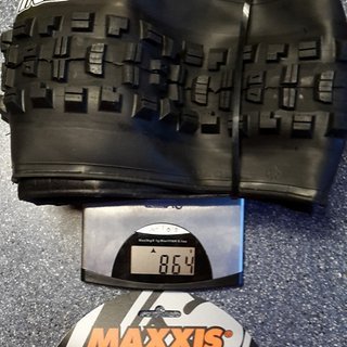 Gewicht Maxxis Reifen Minion DHR II Dual EXO TR 26 x 2,4 WT / 61-559