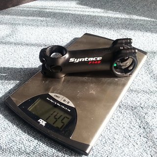 Gewicht Syntace Vorbau Force 149 31.8mm, 100mm, 6°