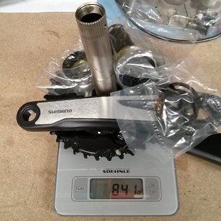 Gewicht Shimano Kurbelgarnitur SLX FC-M675 175mm, 24/38Z