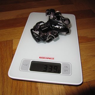 Gewicht Shimano Pedale (Klick) XT PD-M780 