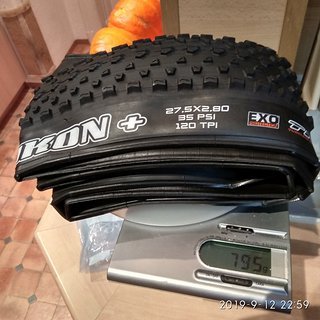 Gewicht Maxxis Reifen IKON+ EXO TR DUAL 27,5 x 2,80; 71-584