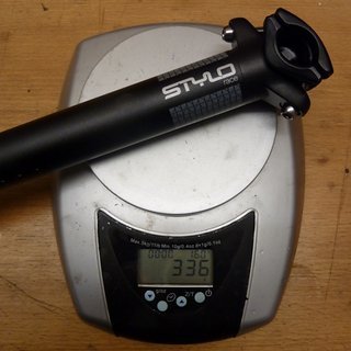 Gewicht Truvativ Sattelstütze Stylo Race 31,6 x 400mm