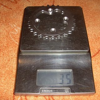 Gewicht Shimano Kettenblatt XTR FC-M980 26T
