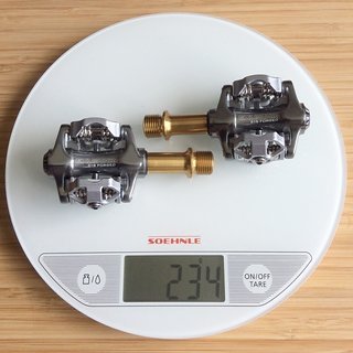 Gewicht Exustar Pedale (Klick) E-PM215Ti 