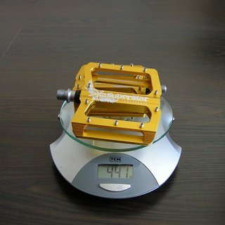 Gewicht Superstar Components Pedale (Platform) CNC Nano Tech 105x100x17mm