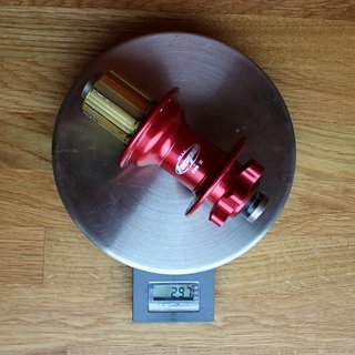 Gewicht Hope Nabe Pro 2 135mm/10, 32-Loch