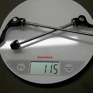 Gewicht DT Swiss Schnellspanner Standard Stahl 