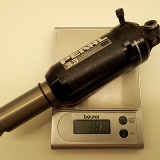 Gewicht Rock Shox Dämpfer Pearl 3.3 222mm