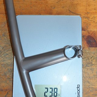 Gewicht No-Name Lenker-/Vorbau-Kombination XI'AN CHANGDA Titanium Custom Lenker-Vorbaueinheit 125x540-5°