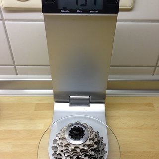 Gewicht Shimano Kassette Dura Ace CS-7900 10-fach, 11-25Z