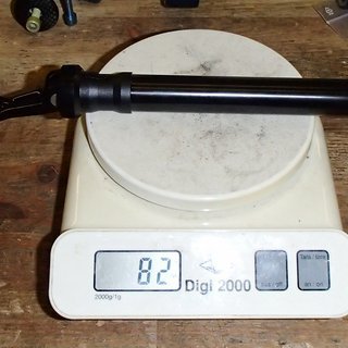 Gewicht Rock Shox Achse Maxle Lite 110 x 20mm (35/40mm Standrohre)