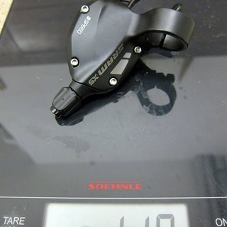 Gewicht SRAM Schalthebel X5 Trigger 9-fach