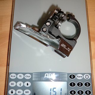 Gewicht Shimano Umwerfer SLX FD-M660 34,9mm