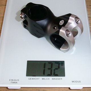 Gewicht Procraft Vorbau Freeride 4Bolt 31.8 31.8mm, 50mm, 5°
