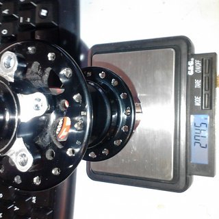 Gewicht Novatec Nabe X-Light D712SB 135mm/QR, 32-Loch
