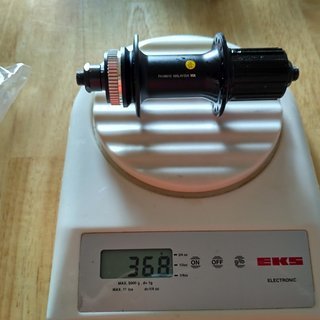 Gewicht Shimano Nabe Deore FH-M615 135mm/QR, 32-Loch