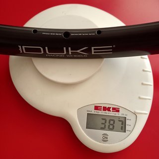 Gewicht Duke Felge World Runner 27 Clincher 622