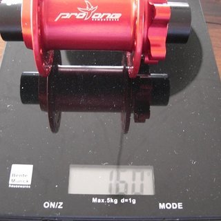 Gewicht Protone Components Nabe VR-Nabe 110mm/20, 32-Loch
