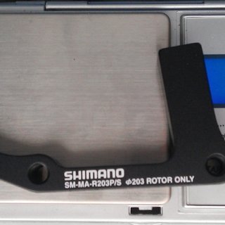 Gewicht Shimano Scheibenbremsadapter SM-MA-R203P/S IS >>> PM +63