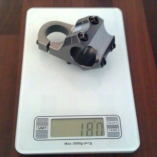 Gewicht Sunline Vorbau 888 Direct Mount 31.8mm, 45mm, 0°