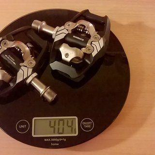 Gewicht Shimano Pedale (Klick) PD-M8020 