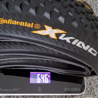 Gewicht Continental Reifen X- King Protection 2,4
