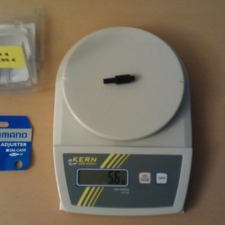 Gewicht Shimano Innen- und Außenzüge Schaltzugeinsteller SM-CA50 