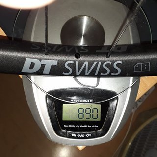 Gewicht DT Swiss Systemlaufräder E 1650  27,5" 15x100mm VR 