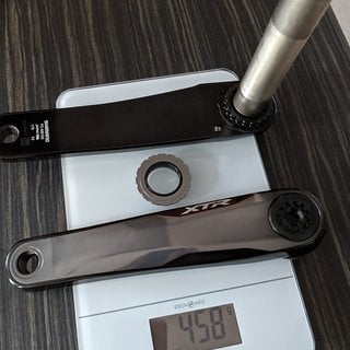 Gewicht Shimano Kurbel XTR FC-M9100-1 175mm