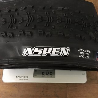 Gewicht Maxxis Reifen Aspen TR EXO  29 x 2,25