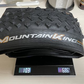 Gewicht Continental Reifen MountainKing ProTection BCC 26x2,3“