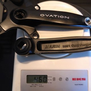 Gewicht Marin Kurbel Ovation (tuned) 147,5mm, 68/73mm, 4-kant