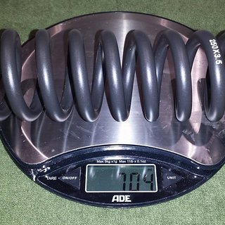 Gewicht Rock Shox Feder Stahlfeder für Kage/Vivid 267 mm 267 mm