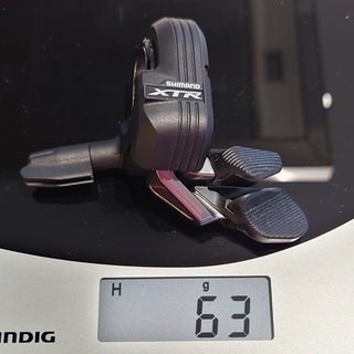 Gewicht Shimano Schalthebel XTR Di2 SW-M9050-R  