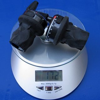 Gewicht SRAM Drehschaltgriff X0 3x9-fach
