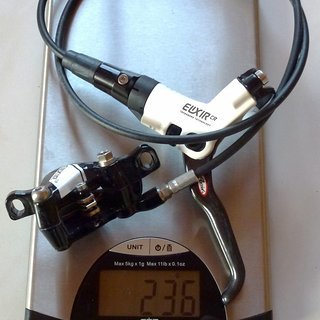 Gewicht Avid Scheibenbremse Elixir CR Carbon VR