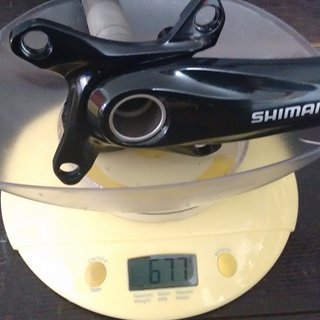 Gewicht Shimano Kurbel Deore FC-M627 175 mm