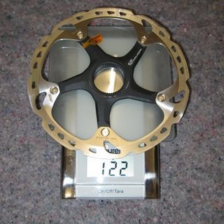 Gewicht Shimano Bremsscheibe XTR SM-RT98-M 180 mm