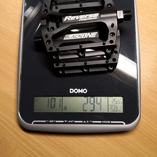 Gewicht Reverse Components Pedale (Platform) Black One  100x100mm