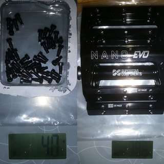 Gewicht Superstar Components Pedale (Platform) Nano-x EVO 101 x 110 x 17