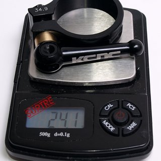 Gewicht KCNC Sattelklemme QR Pro SC10 34.9mm
